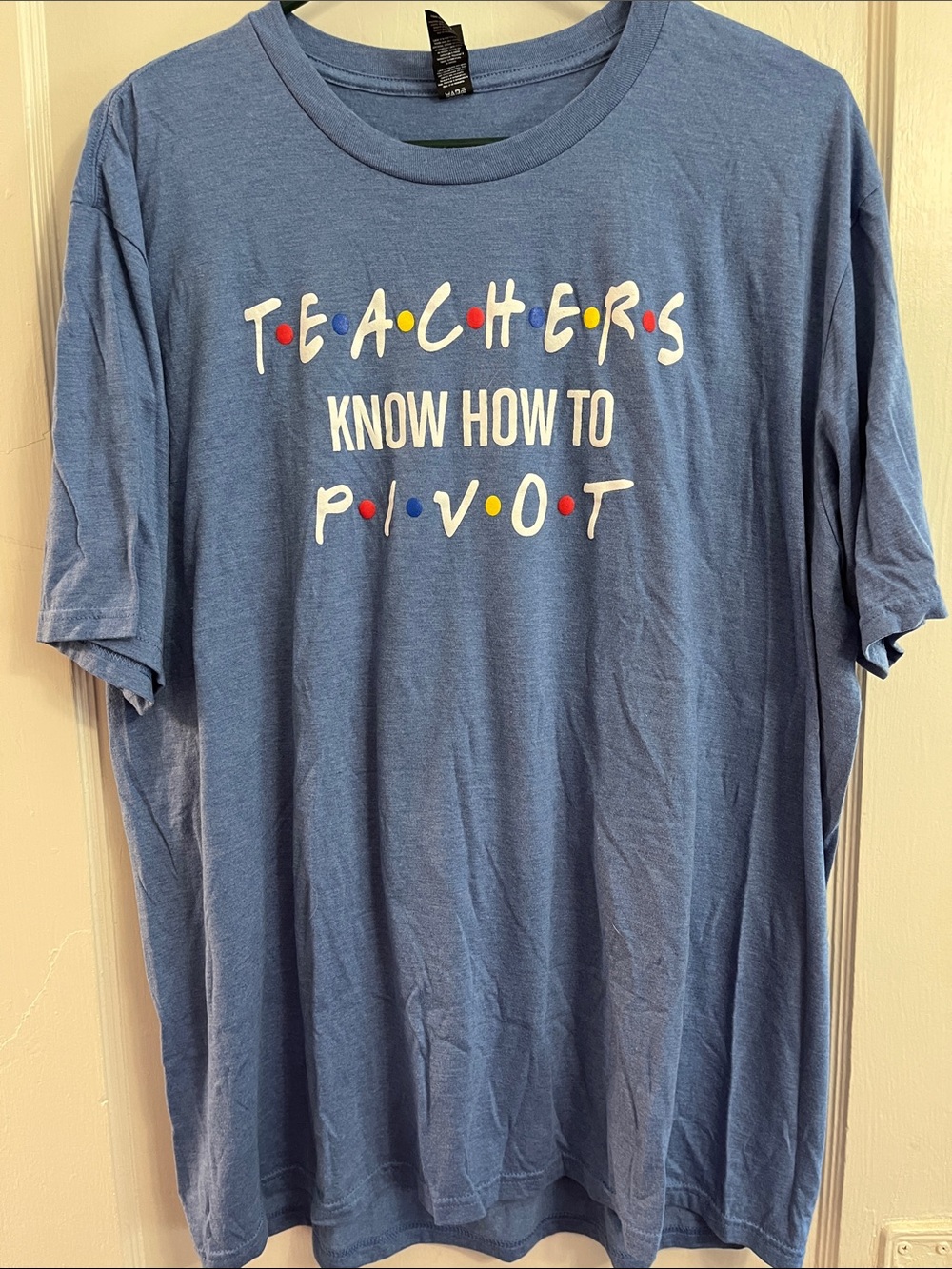 District Heather Blue Crewneck Tee